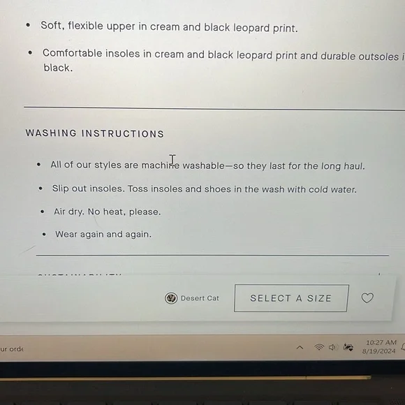 Rothy's The Point Blue Size 8.5 (no packaging included) - Picture 8 of 8